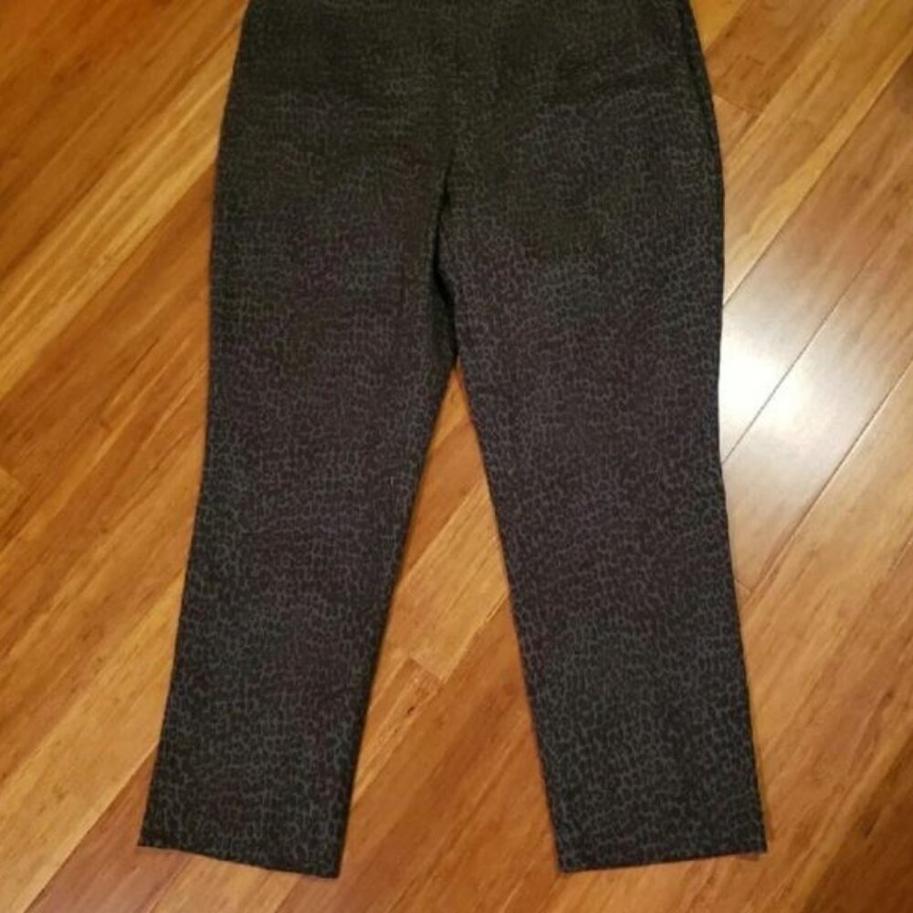 Animal print skinny pants - size 18